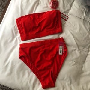 Target Red Swim Suit